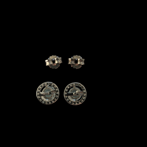 Sterling Silver and Topaz earrings - Picture 3 of 3
